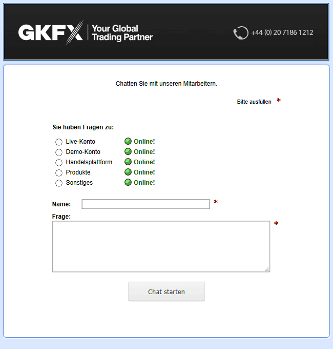 Gkfx forex spread