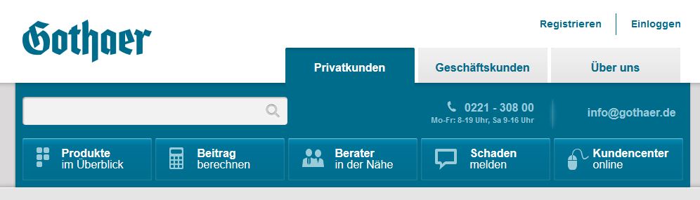Gothaer Hausratversicherung Startseite