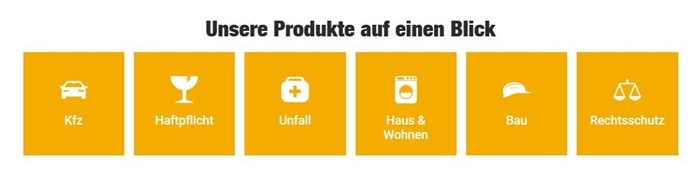 VHV Hausratversicherung Produktübersicht