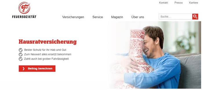 Feuersozietät Hausratversicherung