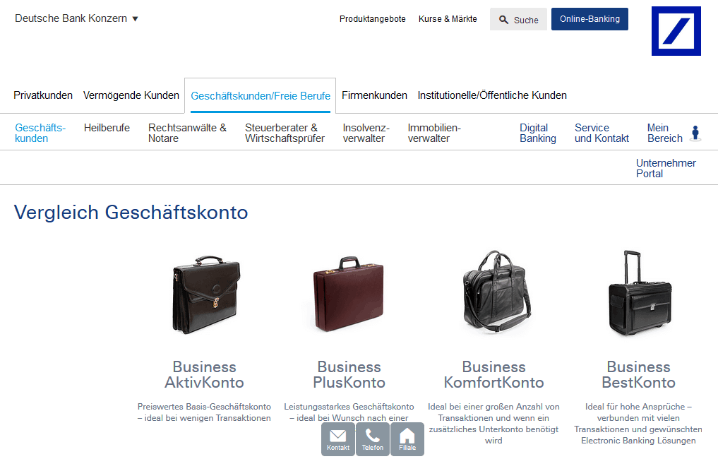 Deutsche Bank Geschaeftskonto deutsche bank geschaeftskonto