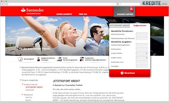 Santander Kredit Erfahrungen Test 2021