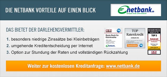 Kredit Erfahrungen zu netbank