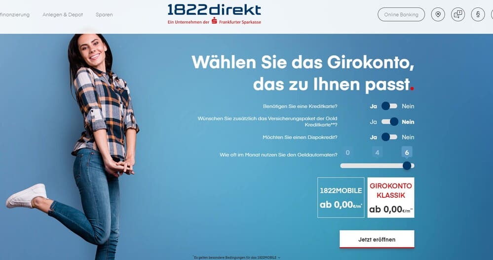 1822direkt Homepage