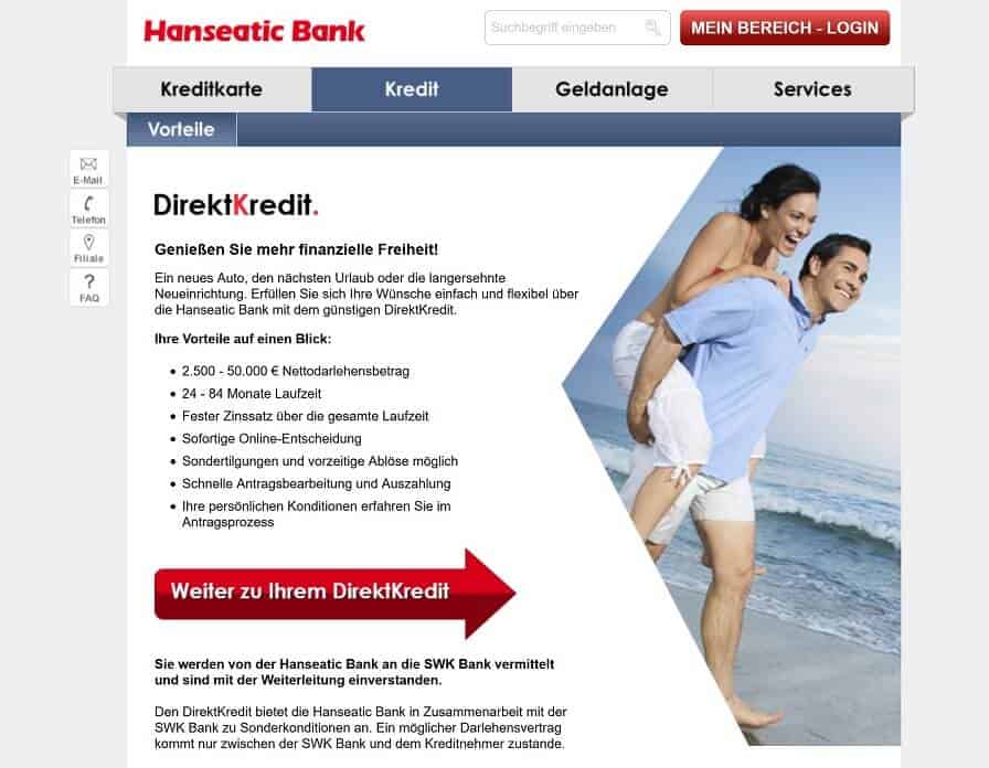 Hanseatic Bank Privatkredit