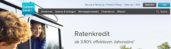 consorsbank ratenkredit