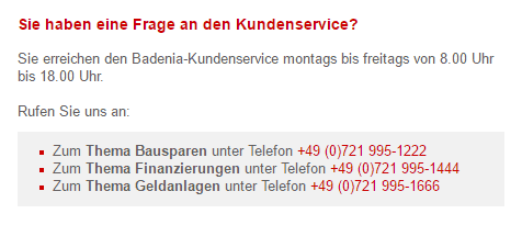 Service Kontakt