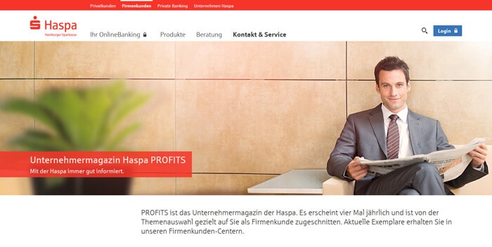 Das Unternehmermagazin der Haspa