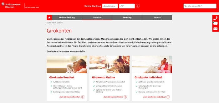 Girokonten bei der Sparkasse München