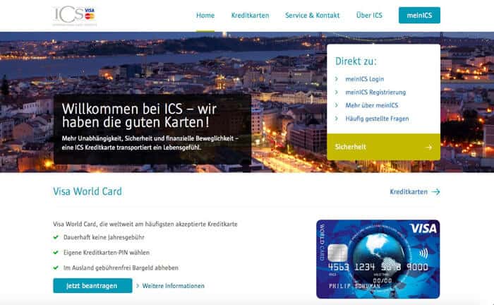 ICS Visa World Card Erfahrungen