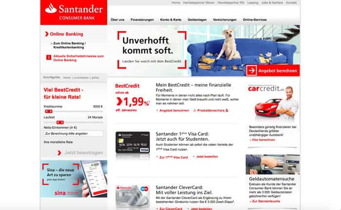 Santander 1plus Visa Card Erfahrungen