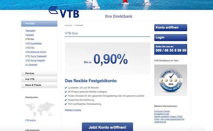 VTB Direktbank Duo Erfahrungen