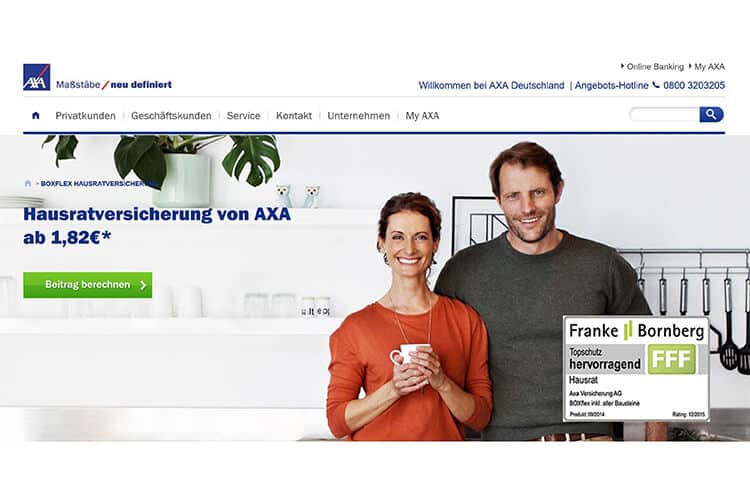 AXA Hausratversicherung