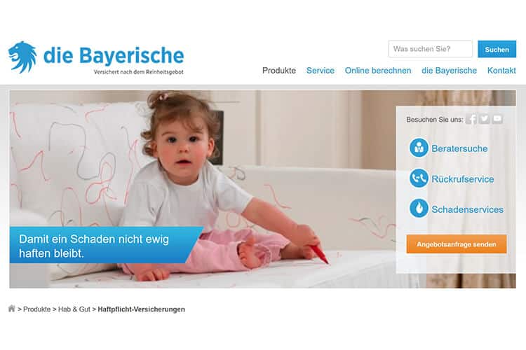 Die Bayerische Privathaftpflichtversicherung