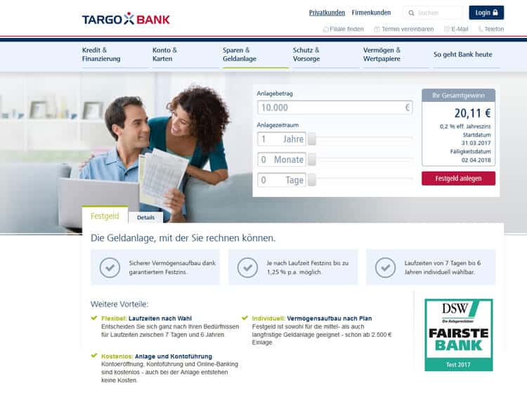 Targobank Festgeld Erfahrungen