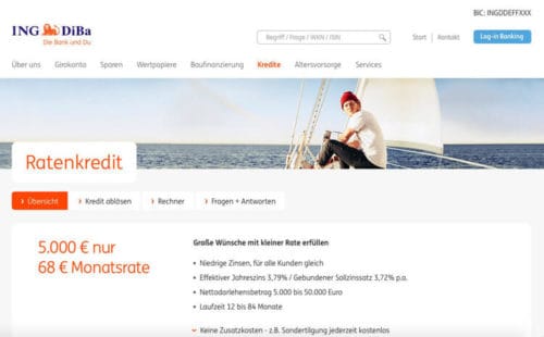 ING-DiBa Kredit Erfahrungen & Test 2023
