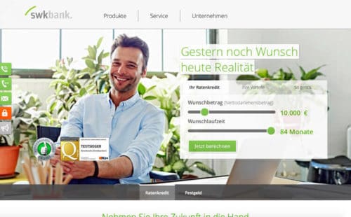 SWK Bank Kredit Erfahrungen & Test 2021