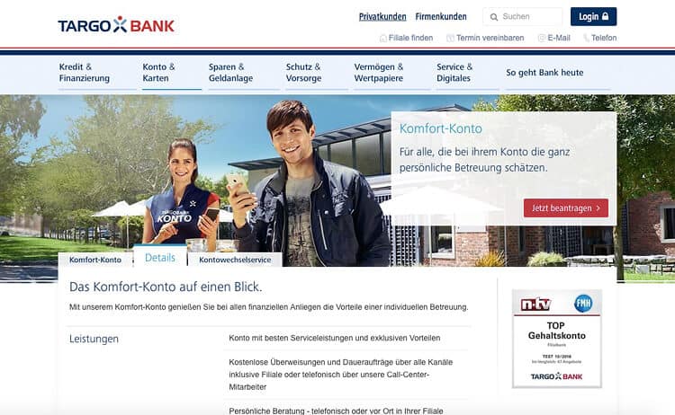 Targobank Komfort-Konto