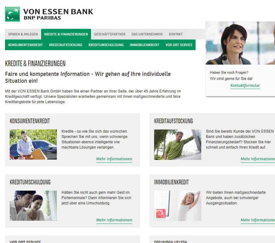 VON ESSEN Bank