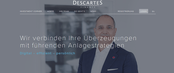 Descartes Finance Website