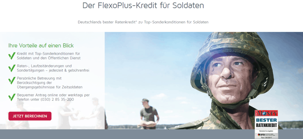 Kredit für Soldaten