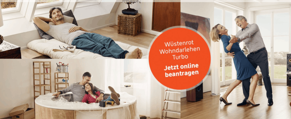 Das Wüstenrot Wohndarlehen Turbo gleich online beantragen.