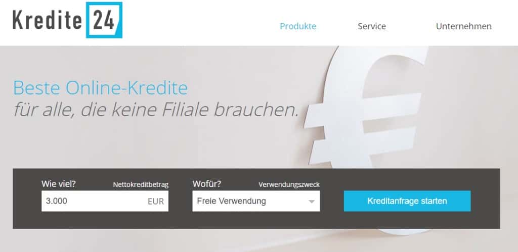 Onlinerechner von Kredite24