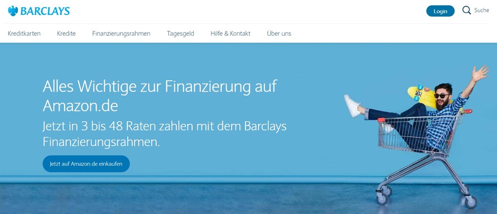 Barclay Finanzierung Amazon