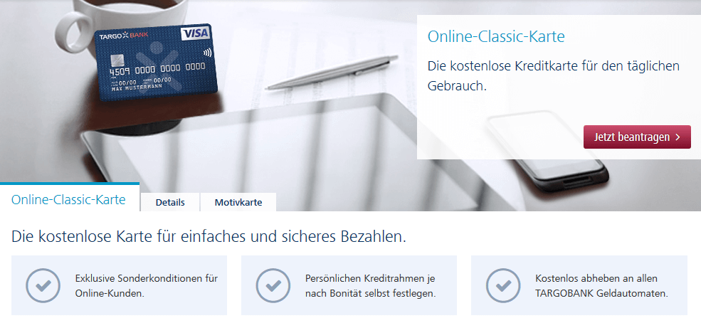 Targobank-Kreditkarte » Komplettcheck